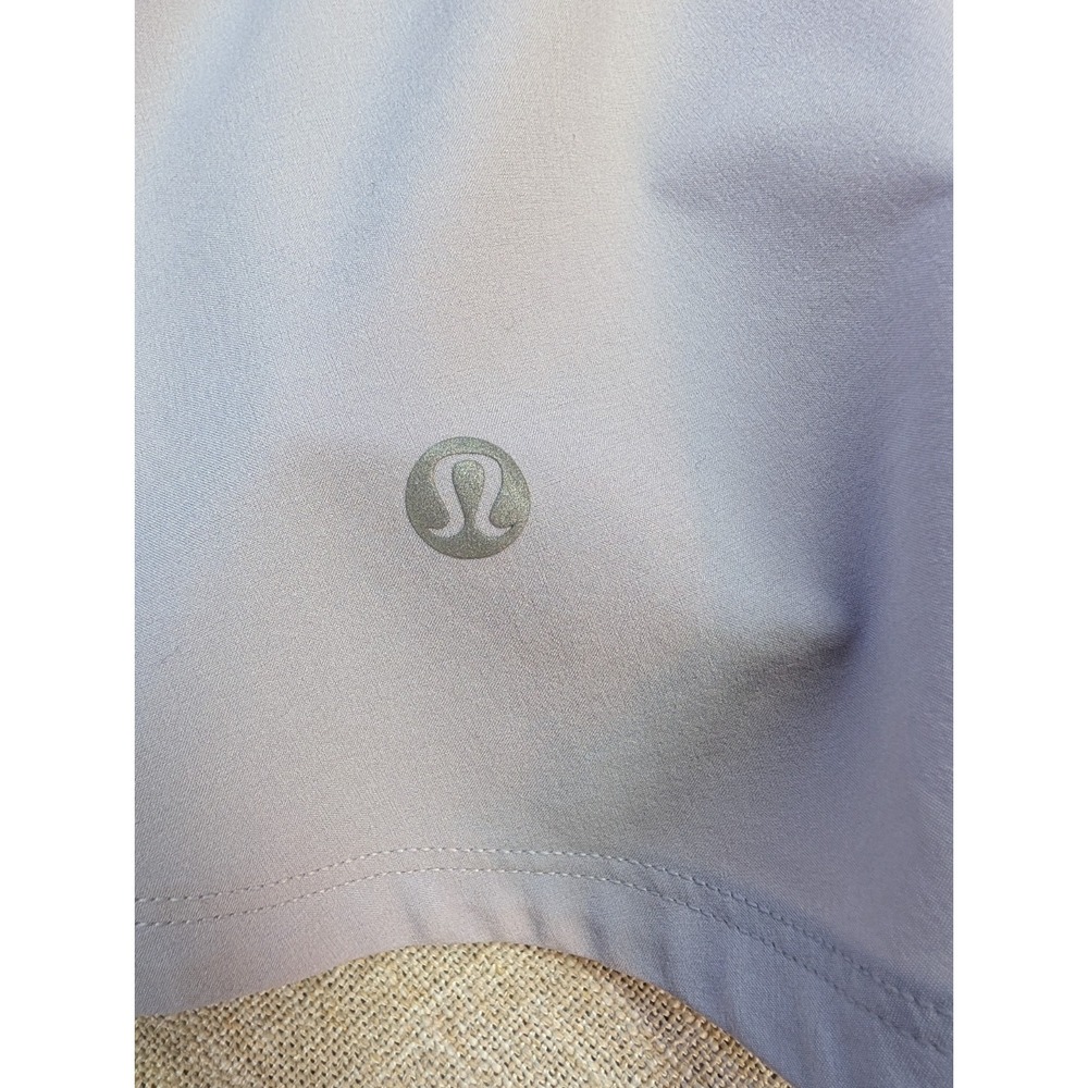 Lululemon Play Off The Pleats Skirt 13" Length Size 10 Silver Lilac SIRL 75630 - Picture 7 of 12